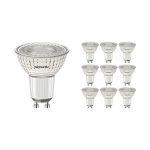 Voordeelpak 10x Noxion PerfectColor LED Spot GU10 PAR16 4W 345lm 36D - 930 Warm Wit | Beste Kleurweergave - Dimbaar - Vervangt 50W
