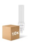 Voordeelpak 10x Noxion Lucent PL-C LED 3.6W - 830 Warm Wit | 2-Pin - Vervangt 10W