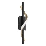 Eglo Wandlamp Conaprato Staal Brushed Messing, Zwart 8.8W 1050lm - 827-840-865 CCT | Dimbaar