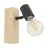 Eglo Wandlamp Townshend 3 Hout Staal Zwart | IP20 - Geschikt voor 1x E27