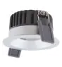 Ledvance LED Spot Fix Aluminium Zilver 8W 680lm 36D - 930 Warm Wit | Zaagmaat 68mm - IP44 - Beste Kleurweergave - Dimbaar
